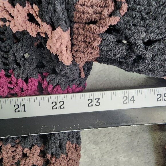 Womens LuLaRoe Striped Open Knit Mariah Sweater Round Neck Long Sleeve Size 3XL - Picture 9 of 11